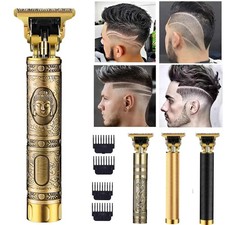 Vintage T9 Professional Hair Clippers Electric Waterproof Rechargeable Trimmers picture