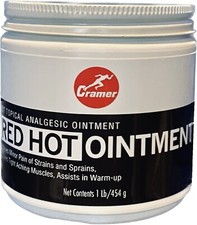 Cramer Red Hot Analgesic Ointment For Muscle And Joint Pain Relief 1Lb New Label picture