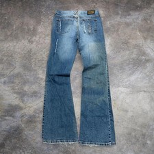 Y2k 2000s faded blue bootcut picture