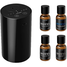 Airversa AN8 Waterless Essential Oil Diffuser Starter Kit, Black | 4 X 10Ml picture
