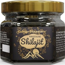 Golden Mountains Shilajit Resin Premium Pure Authentic Siberian Altai 100g picture