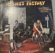 Creedence Clearwater Revival Cosmo’s Factory Autographed Vinyl With COA picture