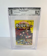 BGS 9.2 My Hero Academia Vol 1 2014 1st Printing Edition Graded Manga Japanese picture