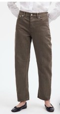 Madewell the Darted Barrel-Leg Jeans Size 26 picture