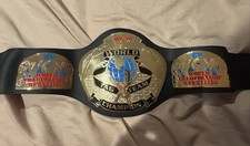 WCW 2001 Tag Team Champion Wrestling Belt Replica Brand New picture
