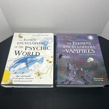 The Element Encyclopedia Lot Of 2 Psychic, Vampires by Cheung, Theresa Hardback picture