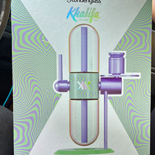 Stündenglass x Khalifa Glass Co. Gravity Infuser Hookah Boxed Set Purple/Green picture