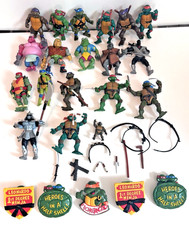 19 VTG Playmates TMNT Lot Teenage Mutant Ninja Turtles 1988-2002 Action Figures picture