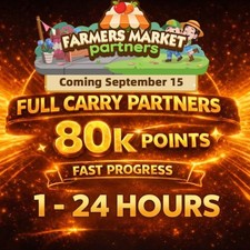 FARMERS_MARKET_PARTNERS_⚡REGULAR MAX 1 - 24 HOURS⚡_MONO_POLY_MO_-GO_FULL CARRY picture