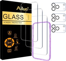 Ailun 3 Pack Screen Protector for iPhone 17 Pro Max [6.9 inch] + 3 Pack Camera L picture
