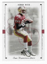 1999 Upper Deck SP Authentic Jerry Rice San Francisco 49ers Football Card #76 picture