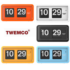TWEMCO QT-30 Flip Clock Retro Desk Wall Table German Movement picture