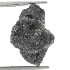 100% Natural Raw Uncut Grey Color Loose Rough Mine Diamond 3.59 Carat picture