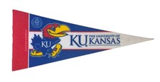 Kansas Jayhawks Mini Felt Pennant 4 x 9