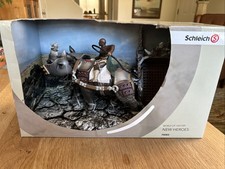 Schleich World of History New Heroes Gladiator w/ Battle Rhinoceros #70083 NIB picture