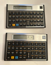 Hewlett-Packard HP 16C Vintage Calculator Lot of 2 with Cases Tested/ See Desc. picture
