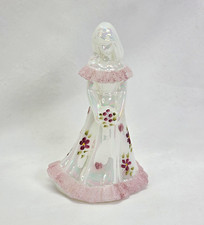 Fenton Hand-Painted Opaline Bridesmaid Signed Shelly Fenton & Curshaw picture