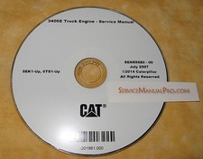 SENR5580 Caterpillar 3406E Truck Engine Factory Repair Service Manual CD 5EK 6TS picture