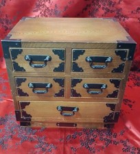 Mini Chest of Drawers: Showa-Retro Style, 5-Drawer Small Item Organizer picture