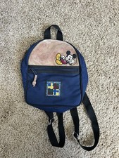 Mickey Mouse Vintage 90’s Unlimited Mini Kids Backpack Blue 9.5
