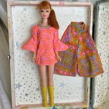 Vintage 1968 Stacey Titian Redhead Mod Doll TNT Japan Body Mattel 60s Outfits picture