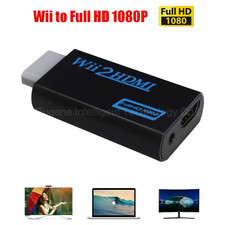 NEW Portable For Wii To HDMI Wii2HDMI Full HD Converter Audio Output Adapter TV picture