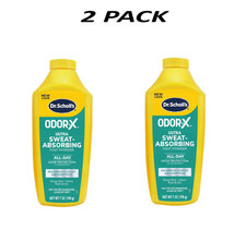 (2 PACK) Dr. Scholl’s® Odor-X® Ultra Sweat-Absorbing Unscented Foot Powder, 7oz. picture