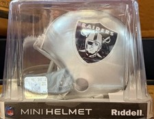 Riddell Oakland Raiders NFL Replica Mini Helmet Silver/Black Officially Licensed picture