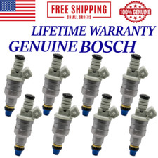 8 Pieces OEM BOSCH Fuel Injectors For 1991, 1995 Ford F-150 4.9L V8 picture