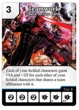 1x  Teamwork - Basic Action Card - Storyline OP Tournament Month 1 w/ Near Mint  picture