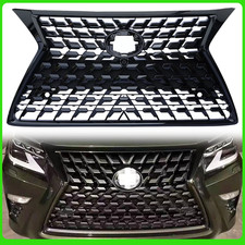 Fits 2014 2015 2016 2017-2022 LEXUS GX460 Front Gloss Black Grille Luxury Grill picture