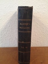 Antique Harper’s New Monthly Magazine Volume 3 June to November 1851 picture