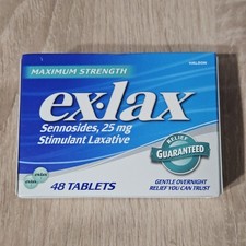 Ex-Lax Maximum Strength Stimulant Laxative 48 Count (Pack of 1), Exp 07/2027 picture