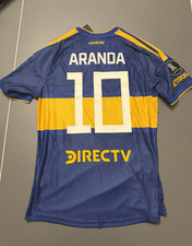 BOCA JUNIORS 2026/27 JERSEY - #10 ARANDA - PLAYER VERSION +  LIBERTADORES PATCH picture