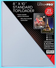 Ultra Pro 8 X 10 Clear Toploader 8-Inches x 10-Inches (25-Count) Top Loader picture