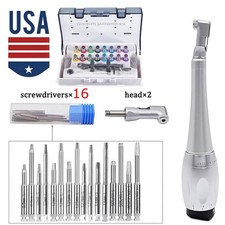 Dental Universal Implant Kit Torque Wrench Contra Angle &16 Drivers/Manual picture