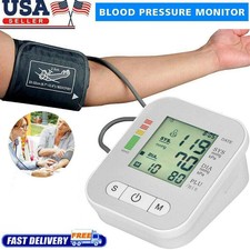 Blood Pressure Monitor Automatic Arm Digital BP Cuff Pulse Heart Rate Machine US picture