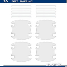 14 PCS Transparent Protection Film, Universal Car Door Handle and Mirror picture