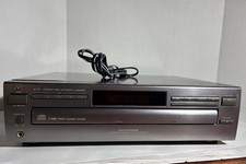 Vintage JVC XL-F76TN 5-Disc CD Carousel Player - Titanium - For Parts Only picture