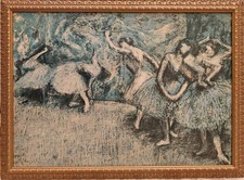 Vintage Artagraph Edition After Edgar Degas Six Danseuses Sur La Scene w/COA picture