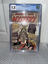 JOURNEY INTO MYSTERY #85 CGC 1.5 1962, 1st App LOKI, 3rd App THOR ASGARD & ODIN picture