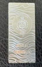 2022 Niue Silver $2 One Troy Oz. Star Wars/Mandalorian Beskar Bar Coin picture