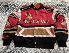 Vintage 90’s Jeff Hamilton NASCAR Winston Cup Racing Series Jacket XL USA Made picture
