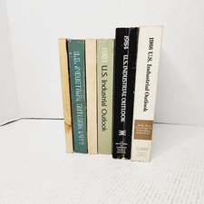 U.S. Industrial Outlook Vintage Business Books 1958-69 1971 1977 1981 1984 1988 picture