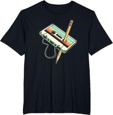 80s 90s Retro Party Costume, Nostalgia Cassette, Vintage T-Shirt picture