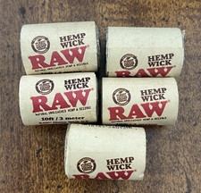 Raw Natural Hemp Wick 10FT/3METER 5 Pack picture