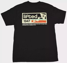 Lifted Research Group Mens Underground Inventive 1947 Black Shirt New S-5XL picture