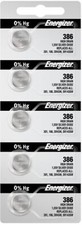 Ten (10) Energizer 386/301 Silver Oxide High-Drain Batteries 1.55v (2x5 Strips)* picture