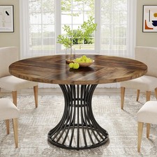 Round Dining Table for 4-6 People, 47