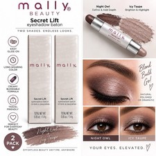 Mally Beauty Secret Lift Eyeshadow Baton – Night Owl / Icy Taupe – 2 PACK picture